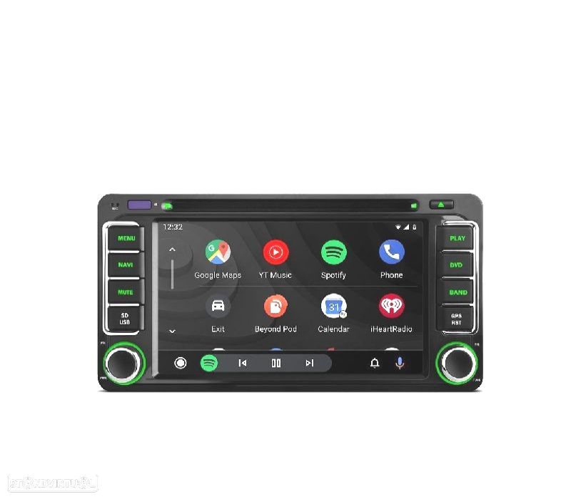 AUTO 2DIN RADIO GPS ANDROID 12 PARA TOYOTA CORROLLA YARIS VIOS RAV4 PARDO HILUX VERSO - 1