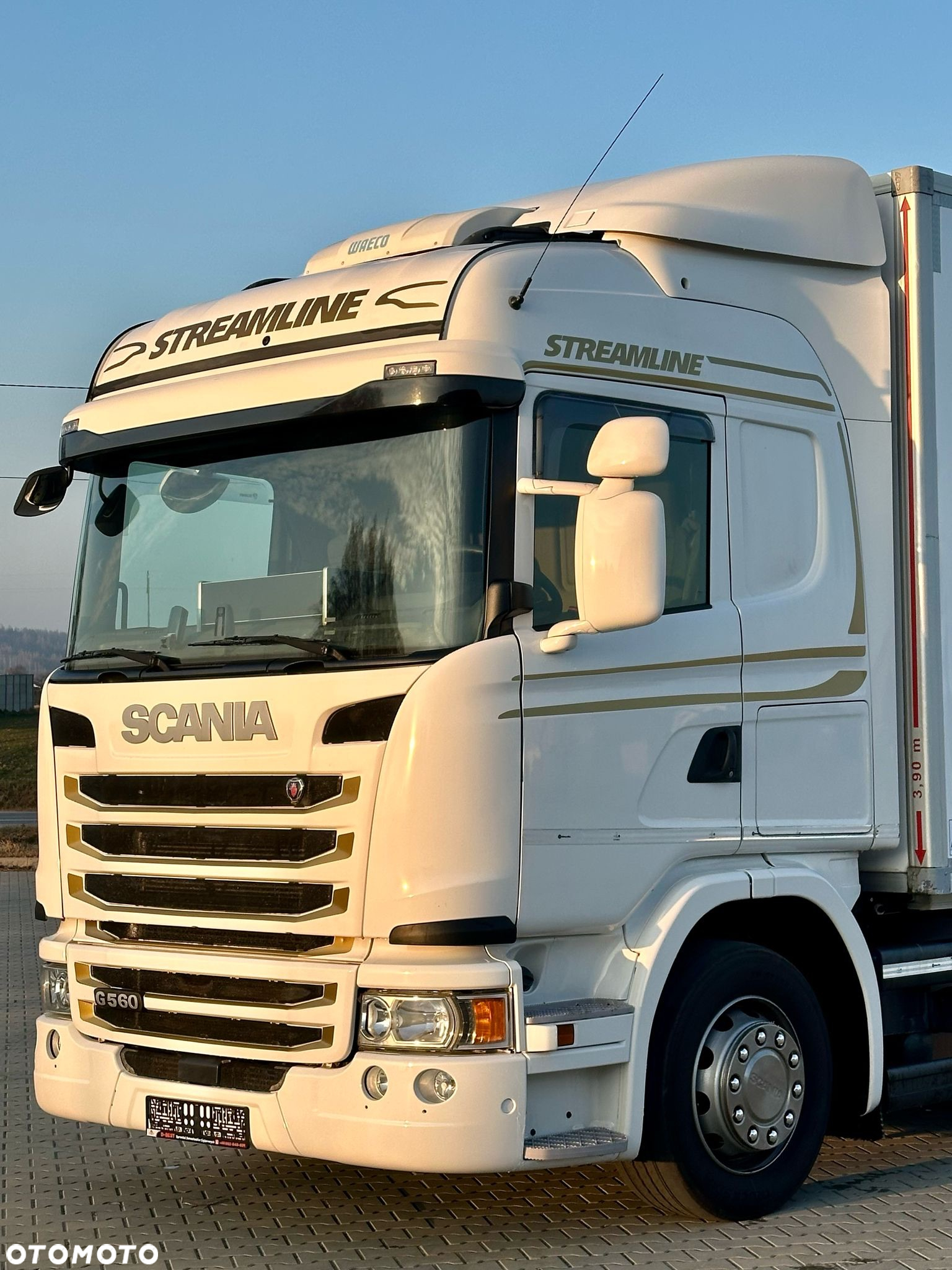 Scania G360 / IZOTERMA / 6.8 M DŁUGOŚCI / AUTOMAT / CAŁA NA PODUSZKACH / KLIMA POSTOJOWA / ELEKTRYCZNA ROLETA TYŁ / SYPIALKA - 6