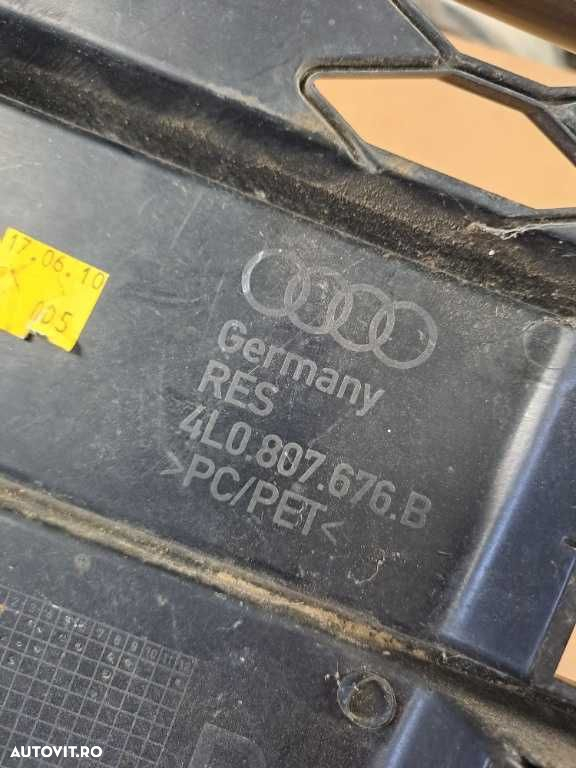 Grila dreapta bara fata Audi Q7 an 2007-2016 cod 4L0807676B originala - 5