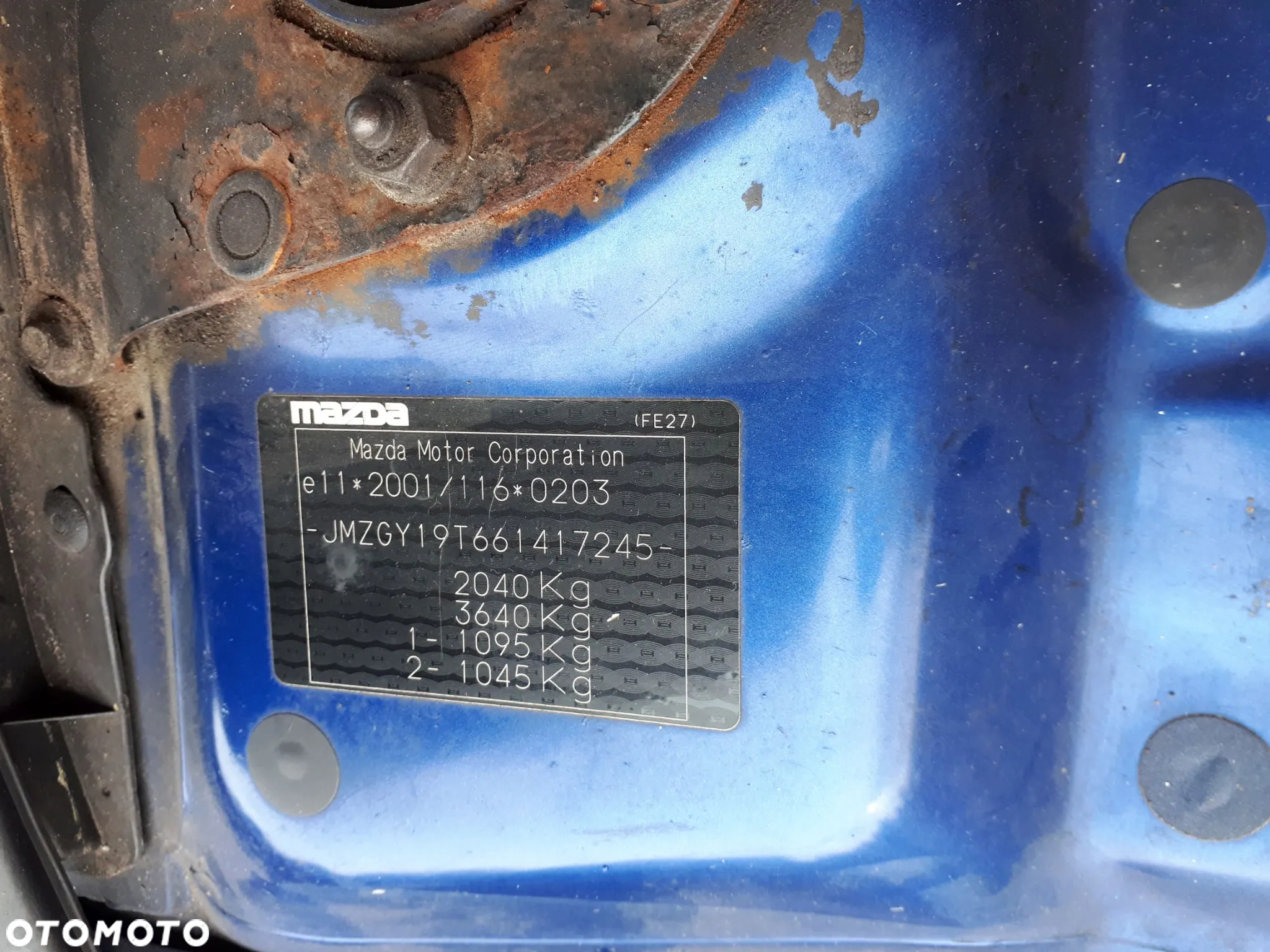 MAZDA 6 GG GH LIFT 05-07 2.0 CITD KOMBI ZDERZAK PRZÓD PRZDNI 25B - 21
