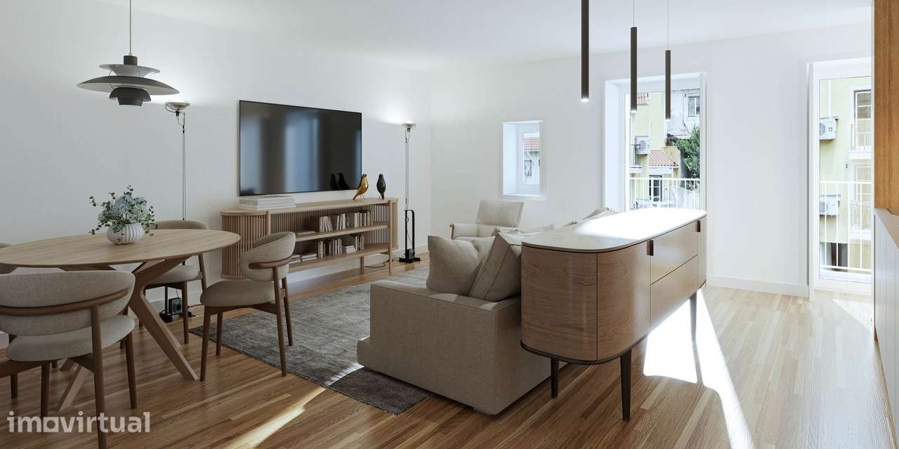 Apartamento T2 Duplex no Empreendimento Caridade 30 | Lisboa - Grande imagem: 4/17