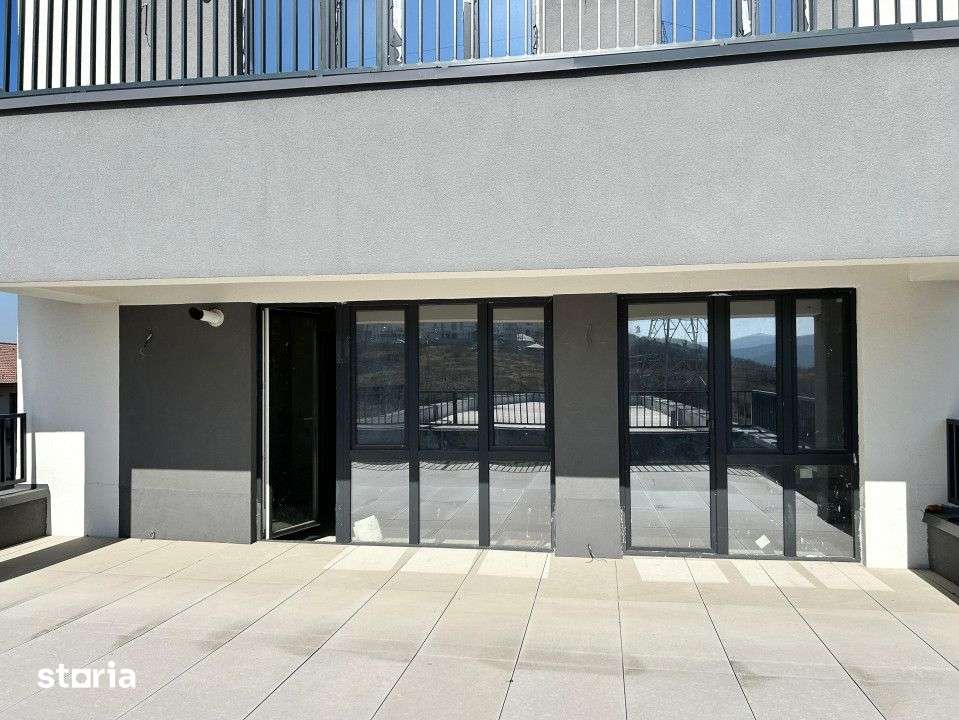 Apartament de 2 camere semifinisat, CF , 53,45 mp, terasa 60,31 mp, zo — fotografia 1