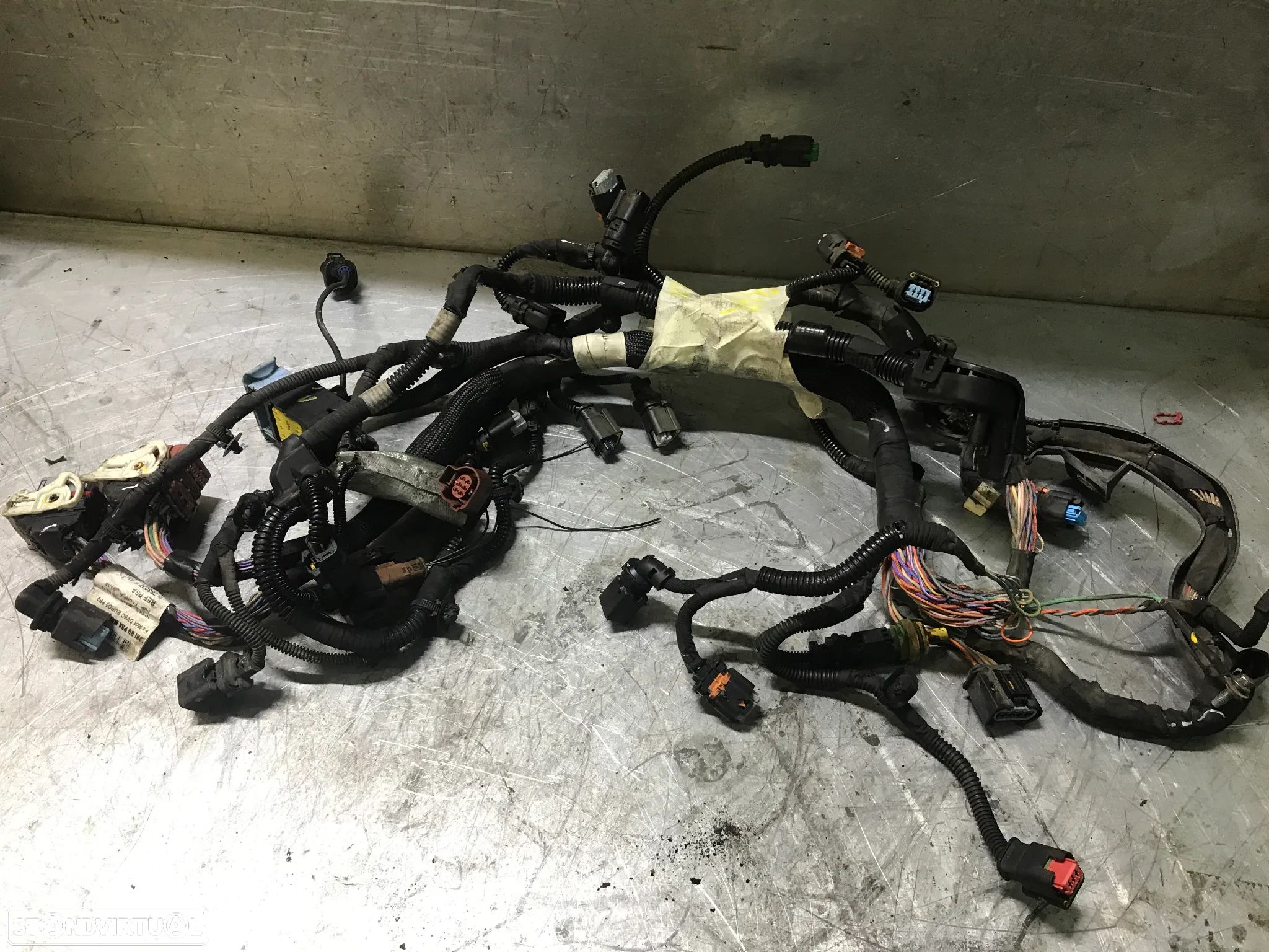 CABLAGEM INSTALAÇÃO DO MOTOR PEUGEOT CITROEN 1.6HDI 112CV 9HR 9H05 9678303780 - 1