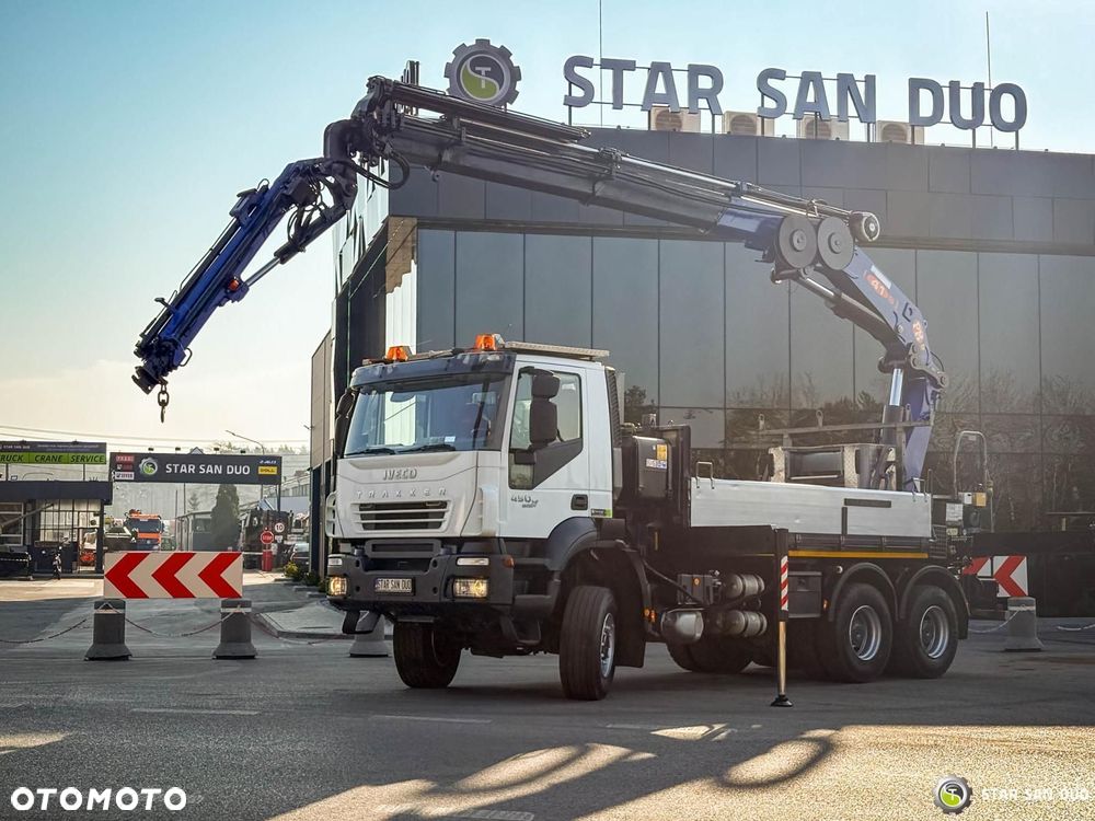 Iveco Iveco TRAKKER 450  6x6 PM 44 FLY JIB Żuraw Kosz - 8