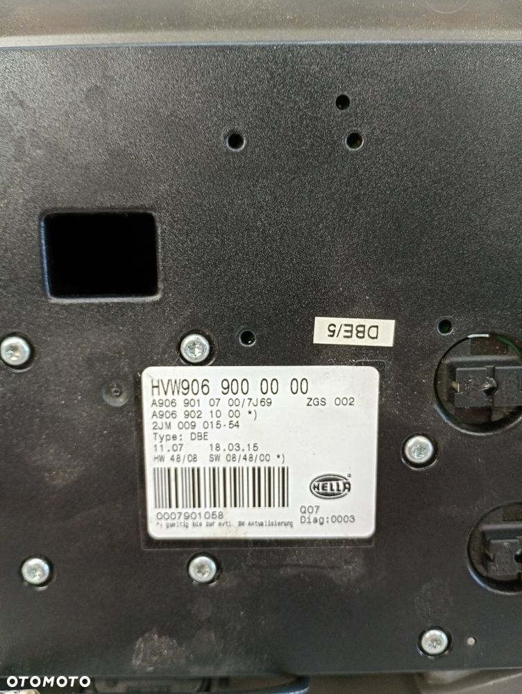 lampka oświetlenie kabiny schowek na okulary mercedes sprinter W906 lift vw crafter 9069000000 - 4