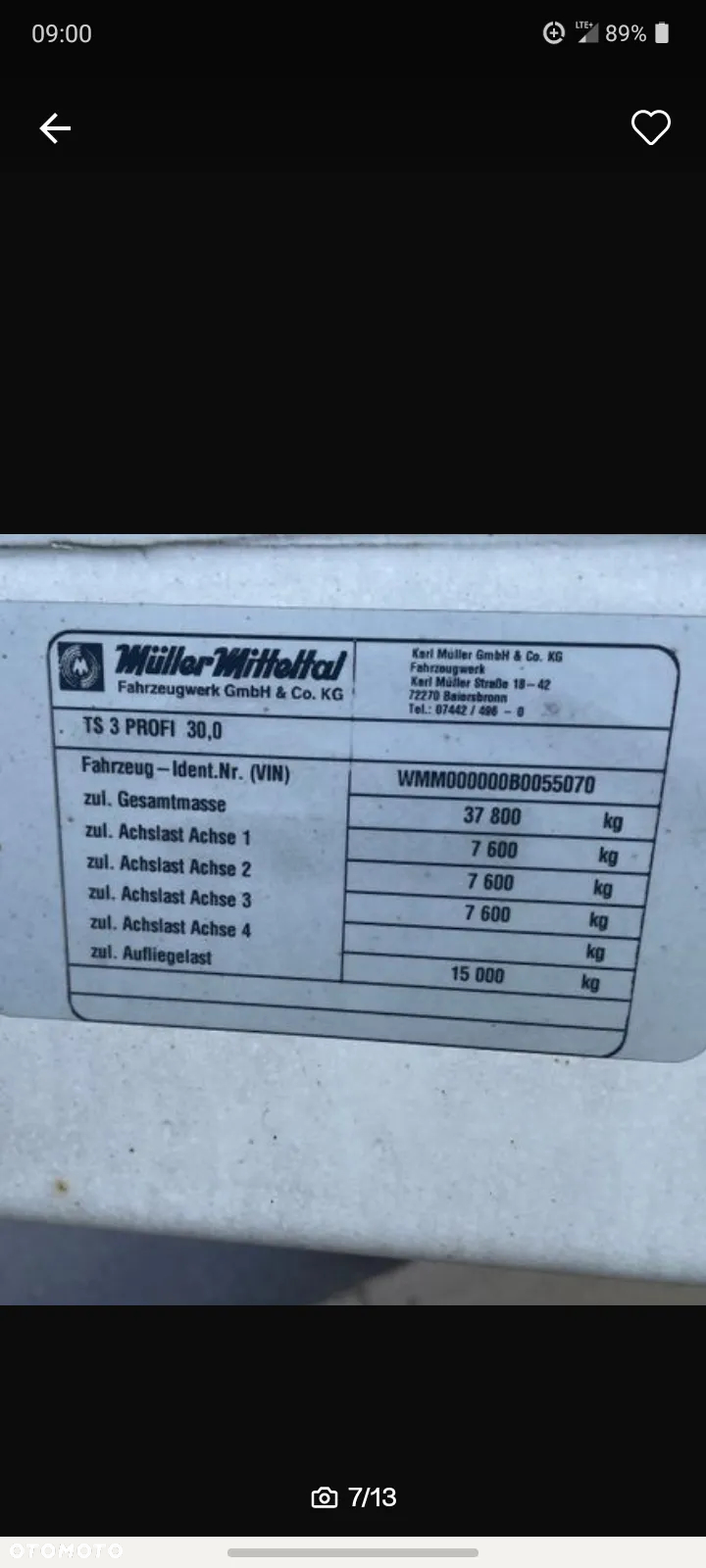 Müller-Mitteltal Niskopodwoziowa Laweta Najazdy z Niemiec - 7