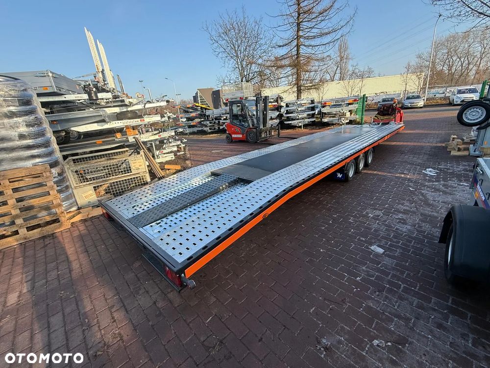 Niewiadów Laweta Boro Indiana Premium Color I3585M 8.5x2.1 dwa auta 3 osie koła 195/55R10c  Częstochowa od ręki - 12