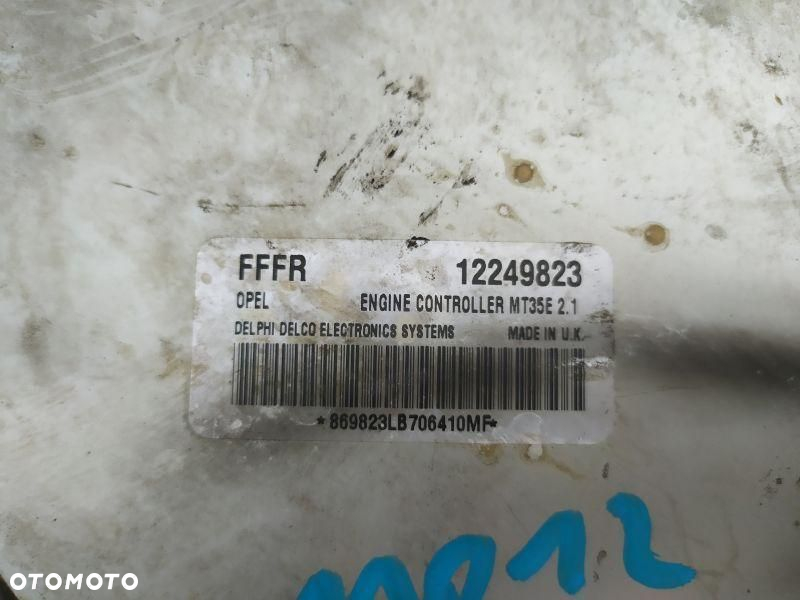 STEROWNIK SILNIKA KOMPUTER OPEL MERIVA A LIFT 1.6 XEP 12249823 - 3