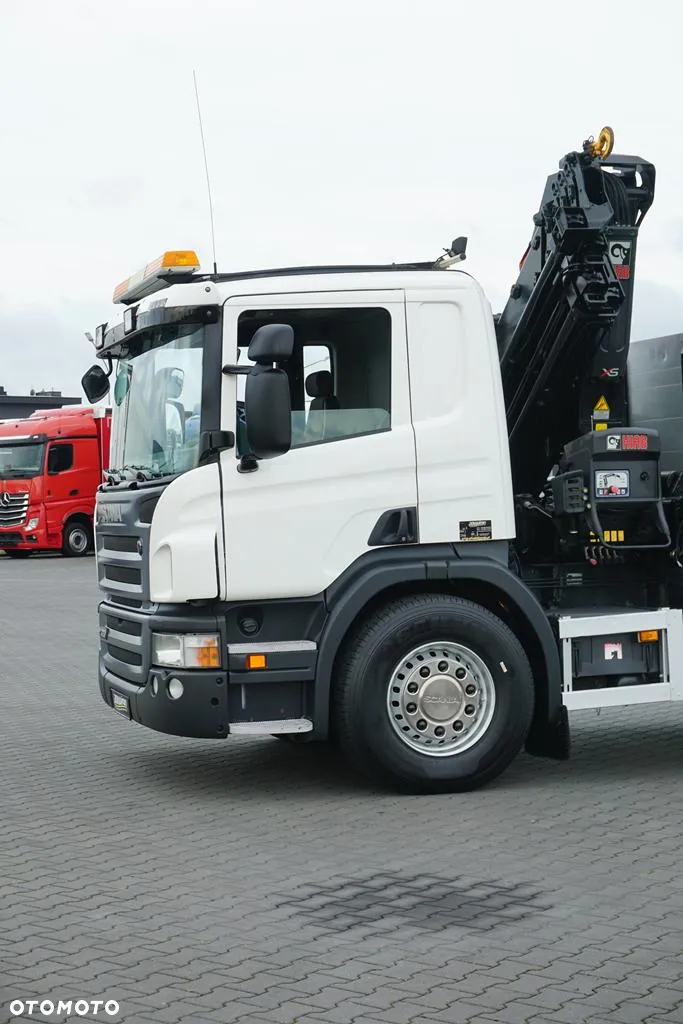 Scania P 320 / 6 X 2 / SKRZYNIOWY + HDS / HIAB 211 EP - 5 / OŚ SKRĘTNA   / WYS. 14 M - 25
