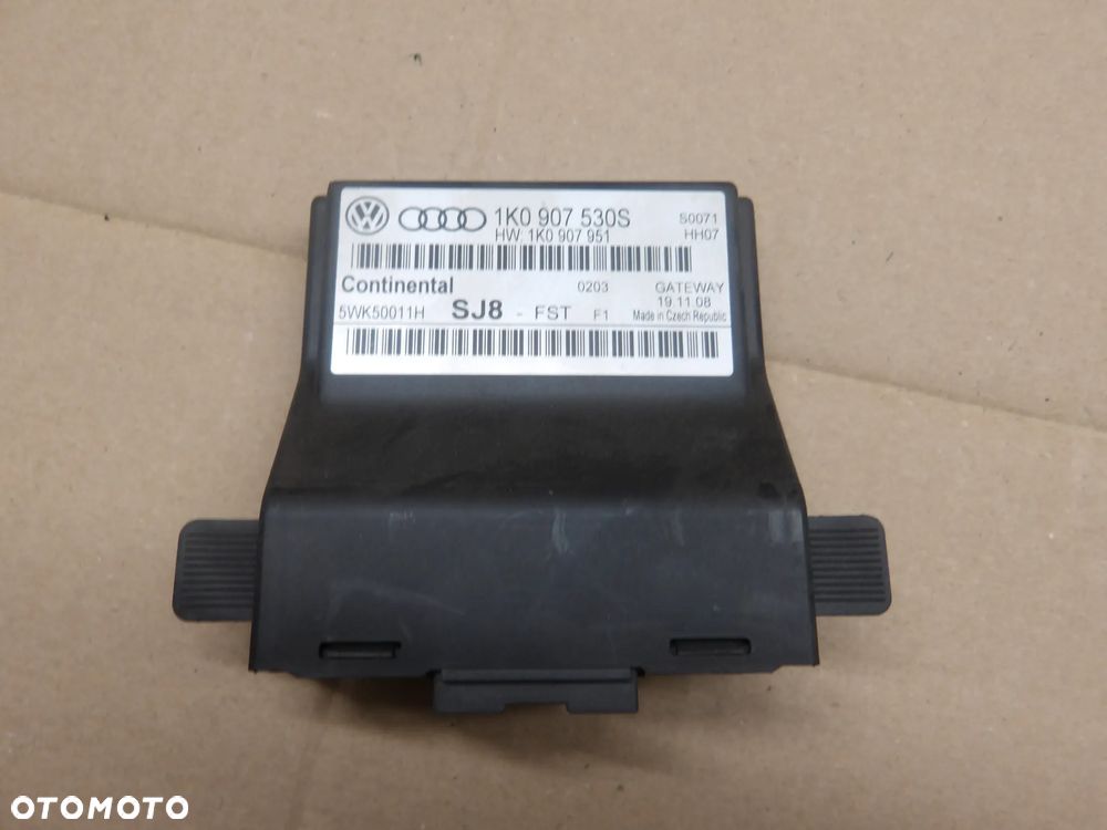 VW TOURAN I LIFT 06-10r. 2.0 TDI MODUŁ GATEWAY 1K0907530S - 1