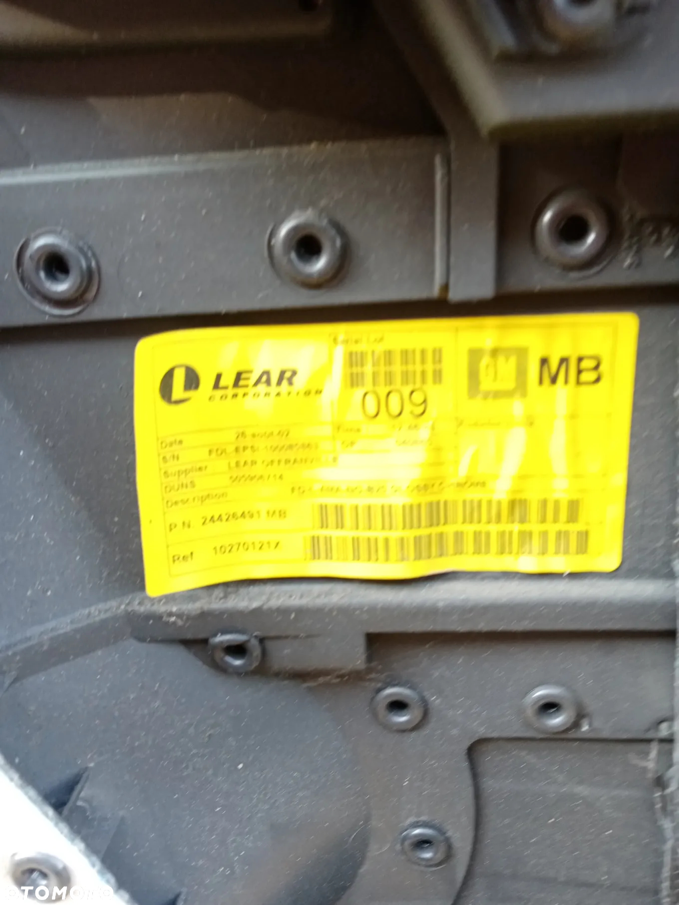 Boczek tapicerka lewy przód przednia lewa Opel Vectra C - 4