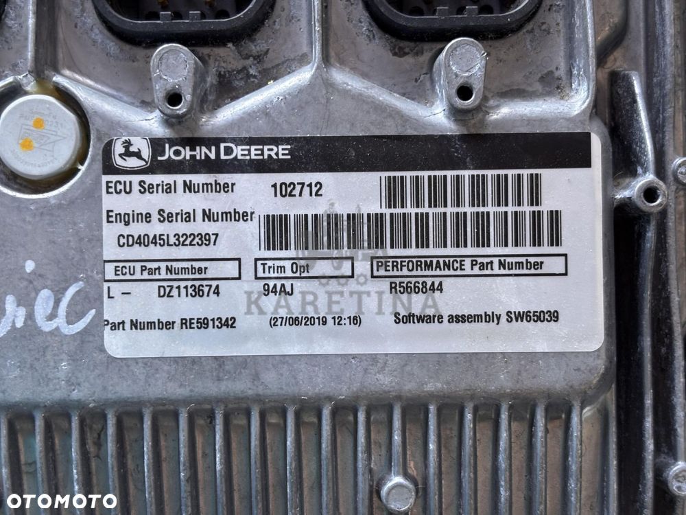 John Deere Sterownik Komputer Moduł DZ113674 - 3