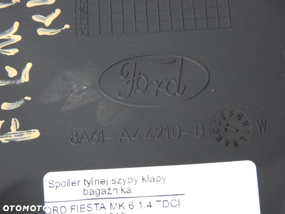 LOTKA SPOJLER KLAPY TYŁ D9 FORD FIESTA MK7 - 8