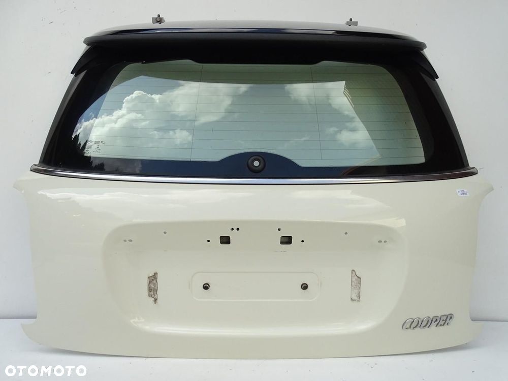 KLAPA TYŁ TYLNA BAGAŻNIKA + SZYBA PEPPER WHITE 850 MINI COOPER ONE F56 - 1