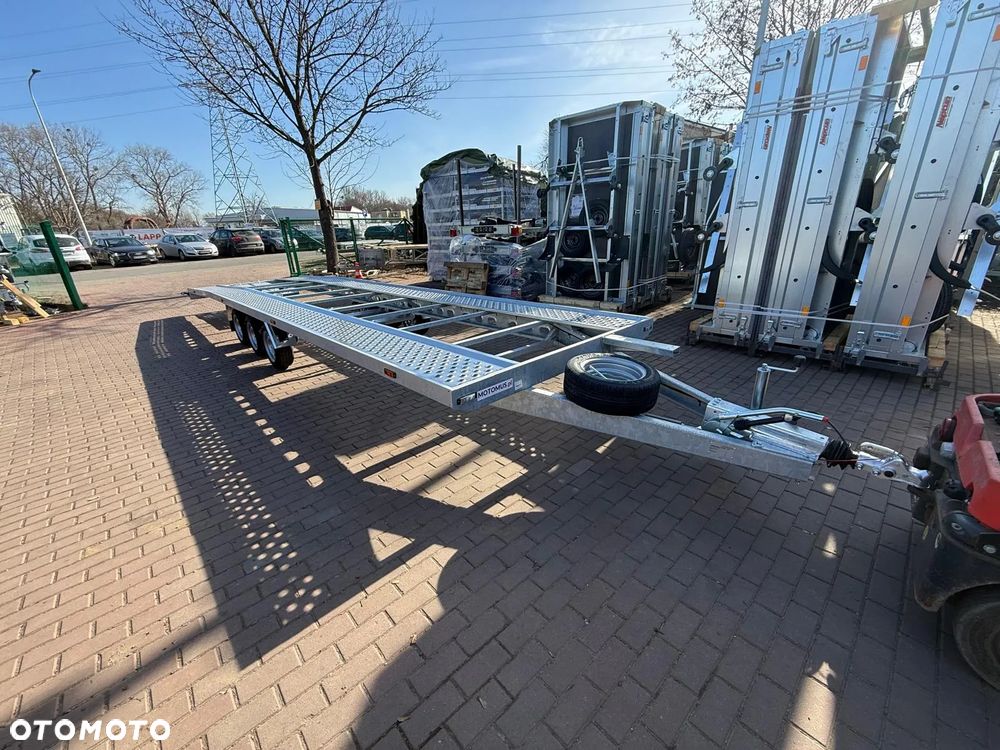 Gala BBG Laweta Gala raz łamana 8,5x2,05m 3 osie DMC 3500kg koła 195r13c super lekka 850 kg dostawa MOTOMUS - 8