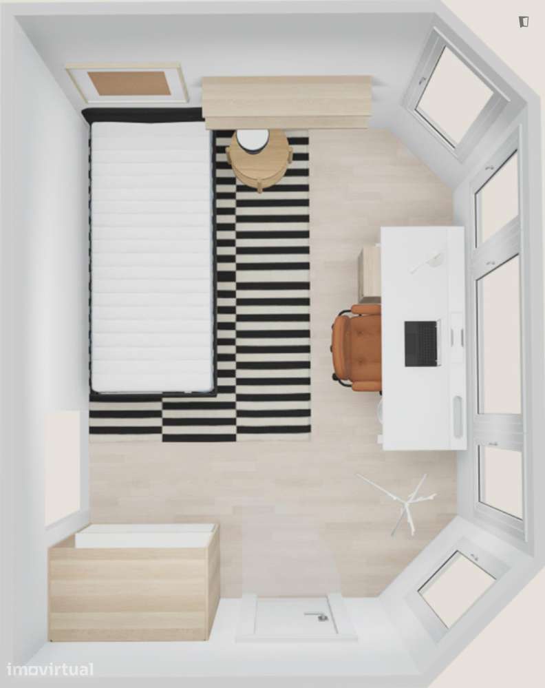 Quarto - localizado em São Sebastião Lisbon - Grande imagem: 5/15
