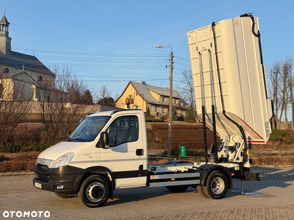 Iveco DAILY 72-180 180KM * Śmieciarka QUBE *Wywrotka / Zgniatarka/Idealny Stan !!! - 4