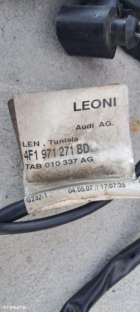 Wiązka Instalacja Spryskiwaczy Audi A6 C6 Europa 4F1971271BD - 2