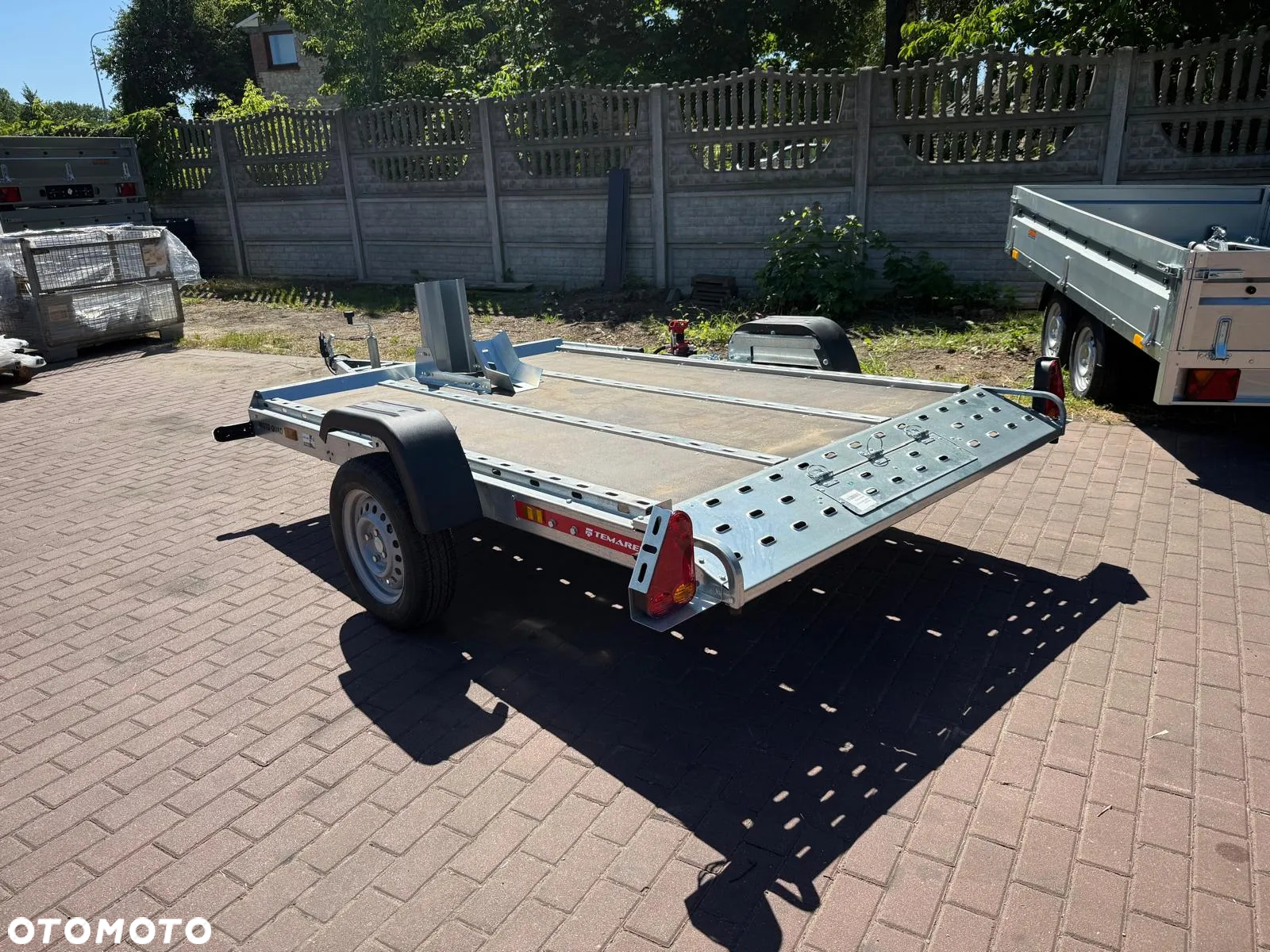 TEMARED Przyczepa MOTO-QUAD 246x160 uchylna hydraulicznie uniwersalna moto quad traktorek atv - 9