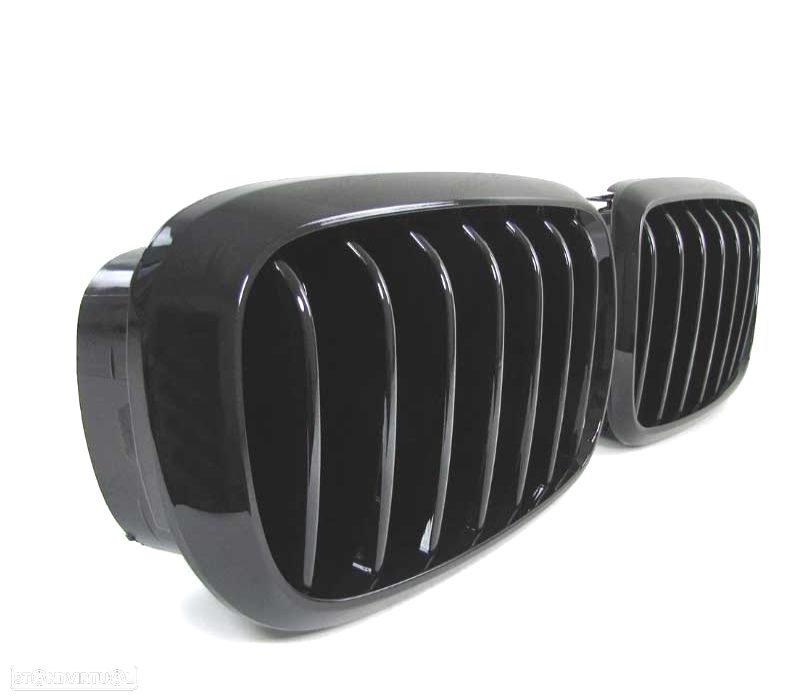 GRELHAS BMW X5 F15 X6 F16 13-18 PRETO BRILHANTE LOOK M PERFORMANCE - 3