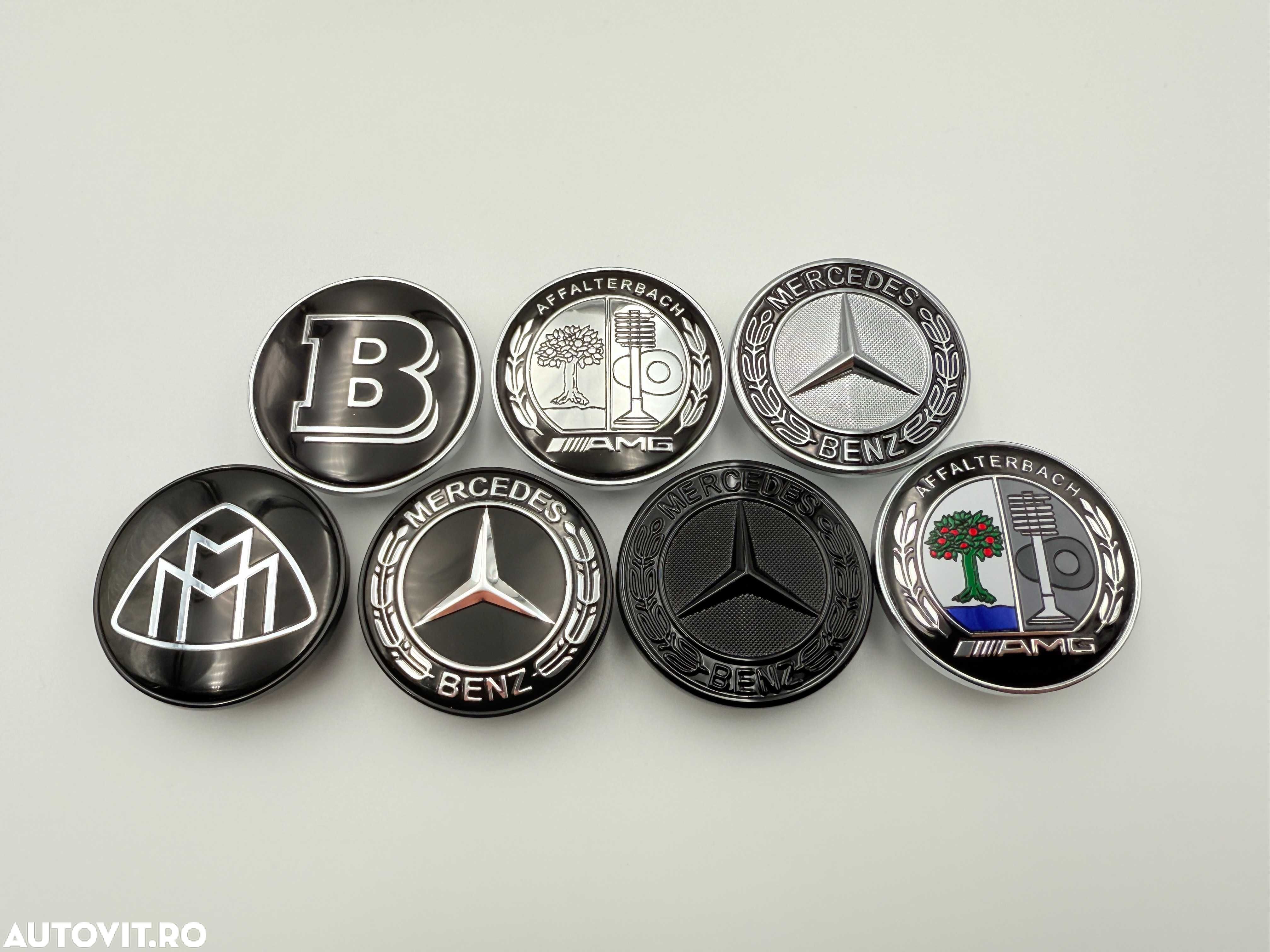 Emblema Compatibila Mercedes grila(nu emblema mare grila) - 1