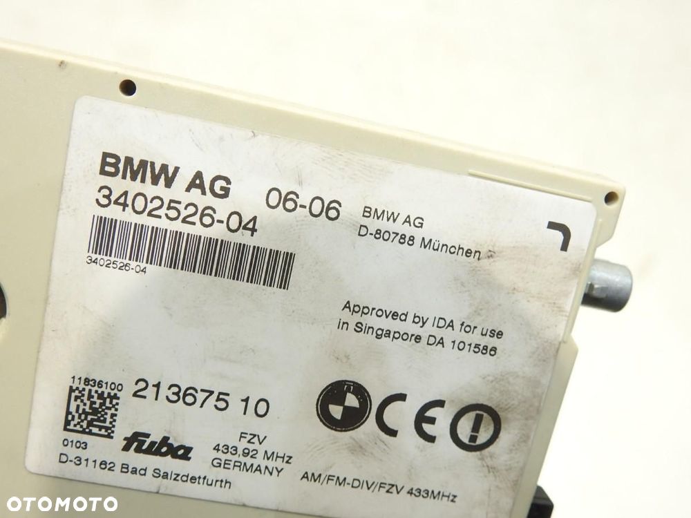 WZMACNIACZ ANTENY BMW X3 E83 3402526 21367510 - 6