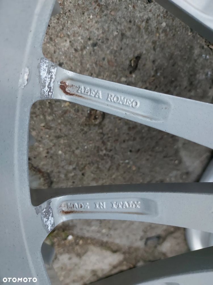 ALFA ROMEO 147 FELGI ALUMINIOWE R17 7J ET40.5 5X98 OE 60689246 PROSTE!  MADE IN ITALY - 7