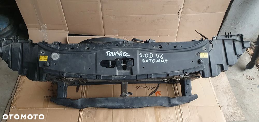 Pas przedni kompletny chłodnice wentylatory belka VW Touareg 7L 3.0 TDI Automat - 8