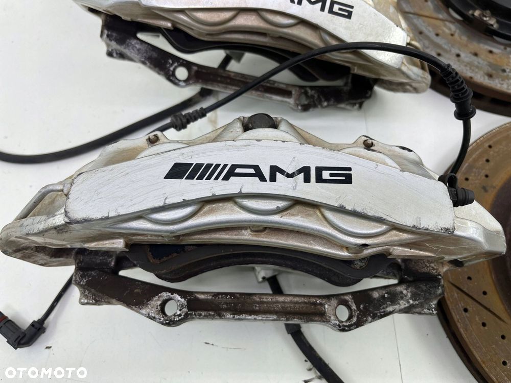 MERCEDES W204 C63 AMG TARCZE ZACISKI HAMULCOWE PRZÓD TYŁ KOMPLET - 13