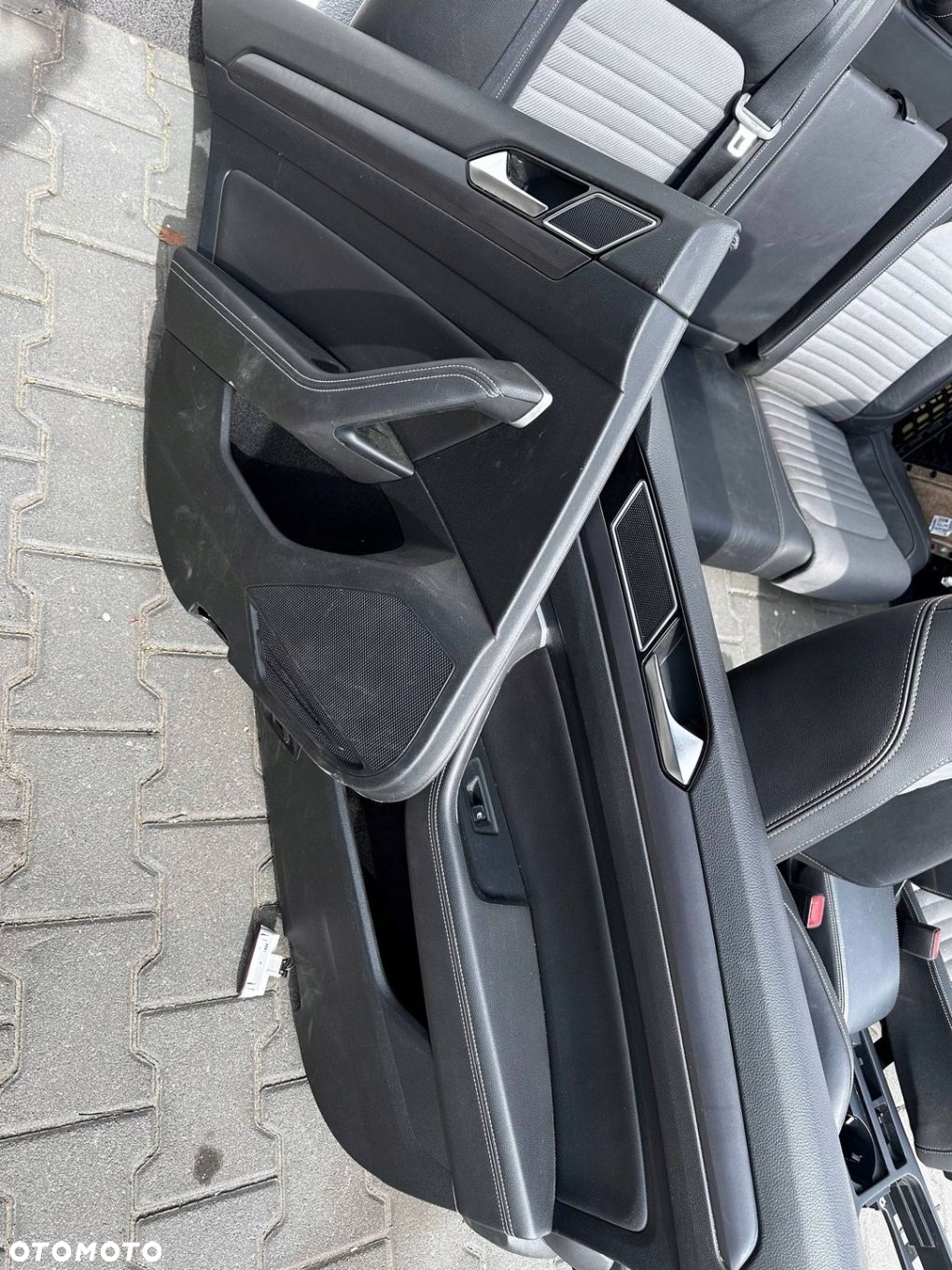 PASSAT B8 KOMBI R-LINE FOTELE TPICERKI ALCANTARA KOMPLET MASAŻ - 7
