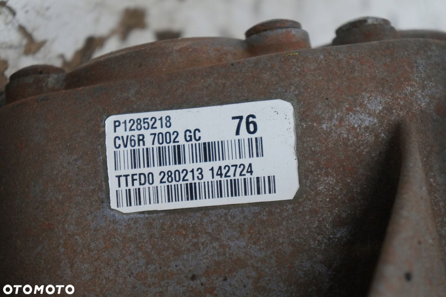 SKRZYNIA BIEGÓW MANUALNA KOMPLETNA VOLVO V40 II D2 CV6R-7002-GC 1285218 1.6 - 5