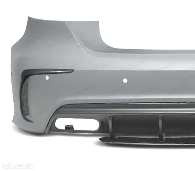 PARA-CHOQUES TRASEIRO MERCEDES CLASE A W176 15-18 LOOK AMG PDC - 3