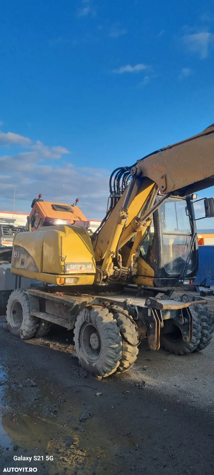 Caterpillar CAT M 315 C Excavator pe roti - 4