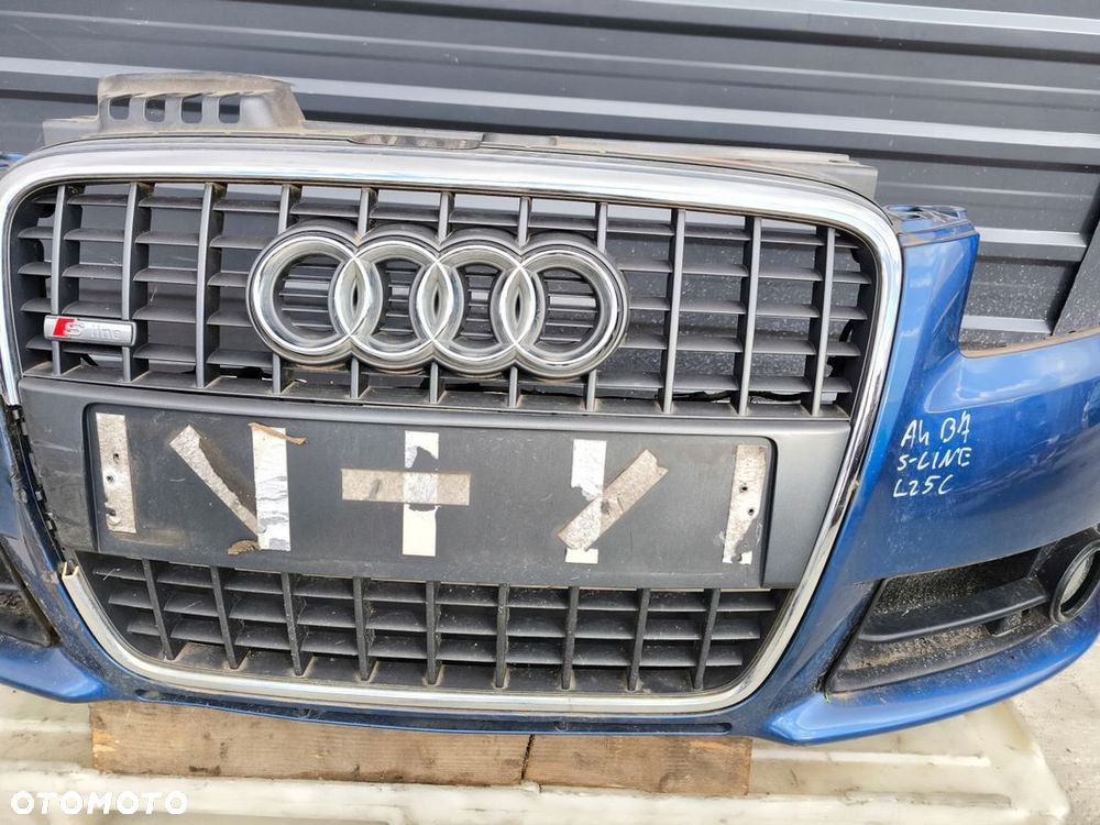 ZDERZAK PRZÓD KOMPLETNY AUDI A4 B7 S LINE LZ5C DO POPRAWEK ! - 5
