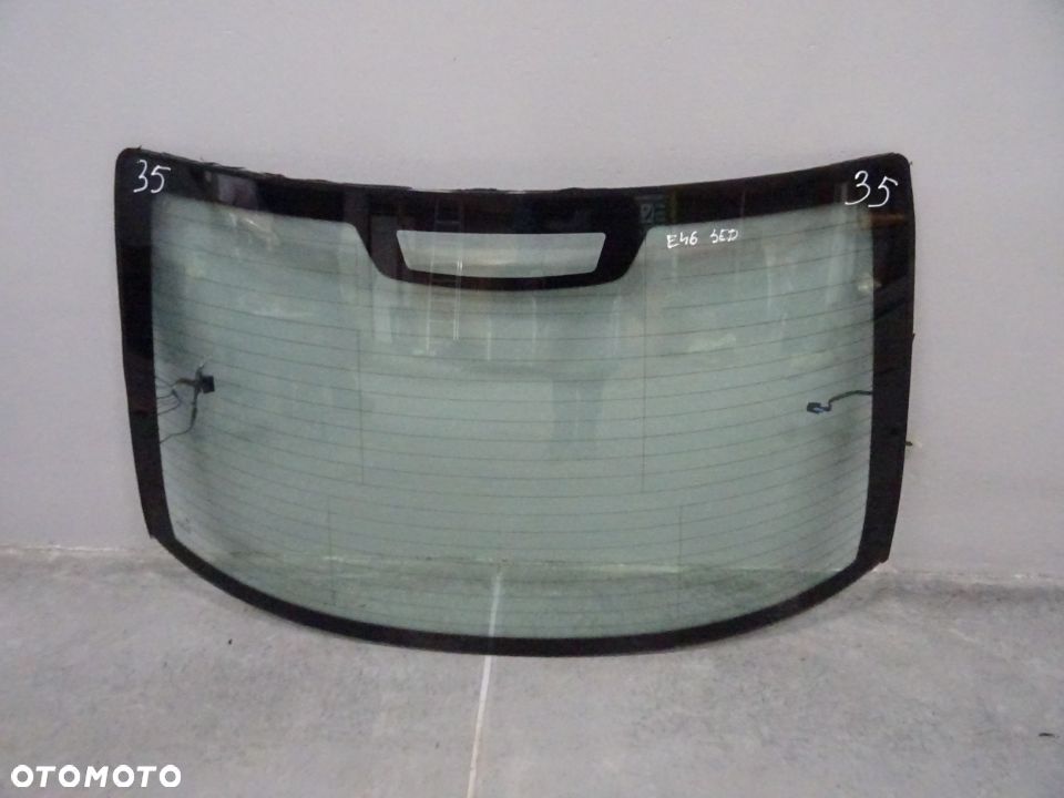 SZYBA TYŁ TYLNA BMW E46 SEDAN NR35 - 1