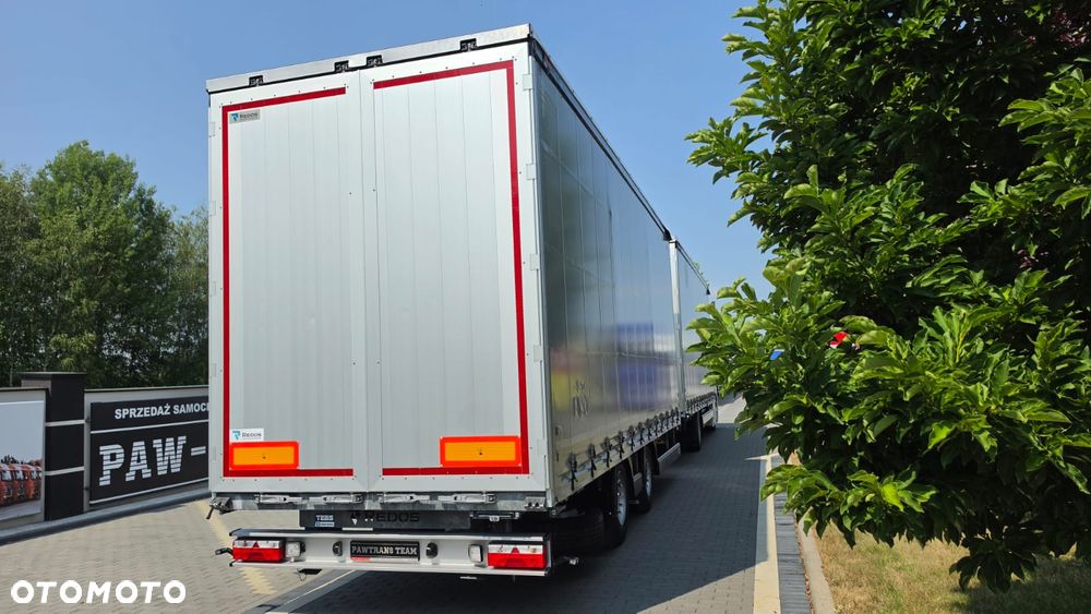 MAN ///TGX///18.430///2022///7.70+7.70 ///ZESTAW TANDEM///PRZEJAZDOWY/// 36000 KG///DACH PODNOSZONY/// FIRANKA///LEDY///STAN BARDZO DOBRY - 8