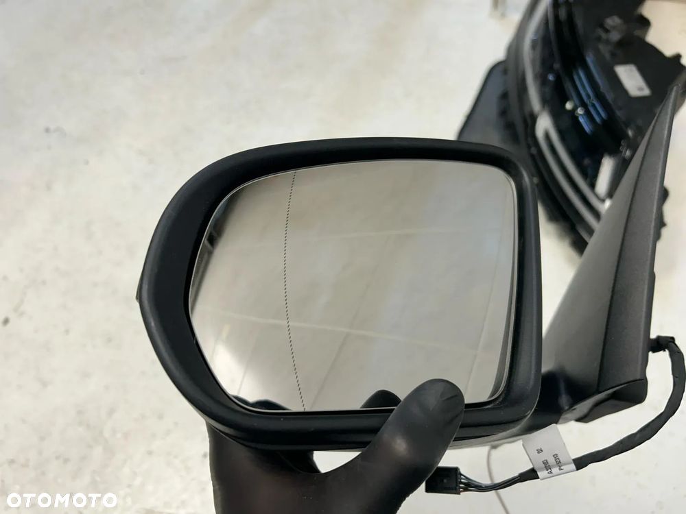 MERCEDES C KLASA W205 LUSTERKO ZEWNĘTRZNE LEWE 7 PIN + 1 PIN ANTENA ASFERYCZNE KOMPLETNE ORYGINAŁ - 8