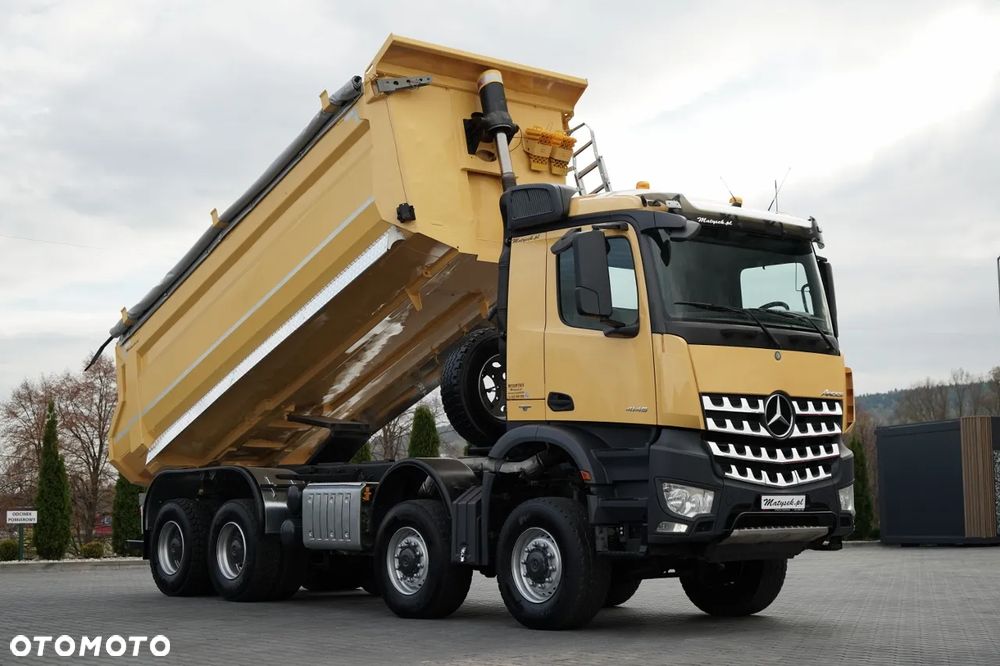 Mercedes-Benz AROCS 4145 / 8x8 / WYWROTKA TYLNOZSYPOWA / KH KIPPER  / EURO 6 - 6