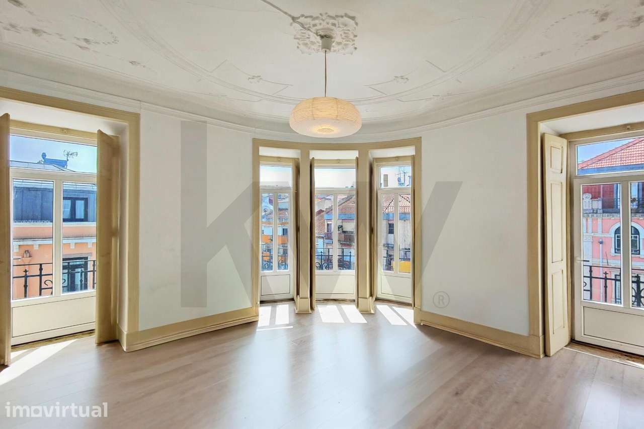 Apartamento de Charme T6 no Último Piso em Arroios – Próximo ao IST - Grande imagem: 2/21