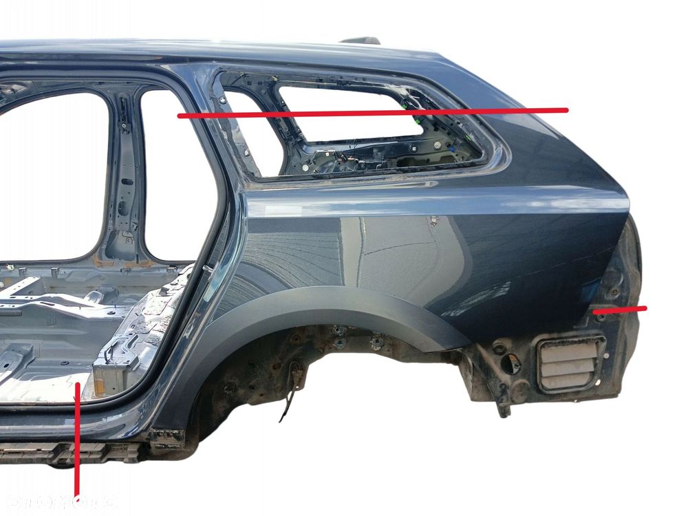 BŁOTNIK LEWY TYŁ VOLVO V90 CC LAK: 492-46 (16-20) - 1