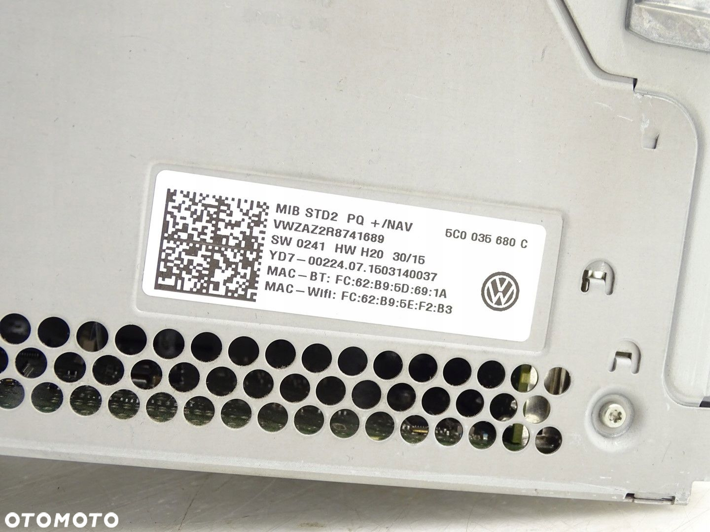 RADIO NAVI NAWIGACJA MMI DISCOVER MIB MEDIA VW PASSAT CC LIFT 5C0035680C - 5