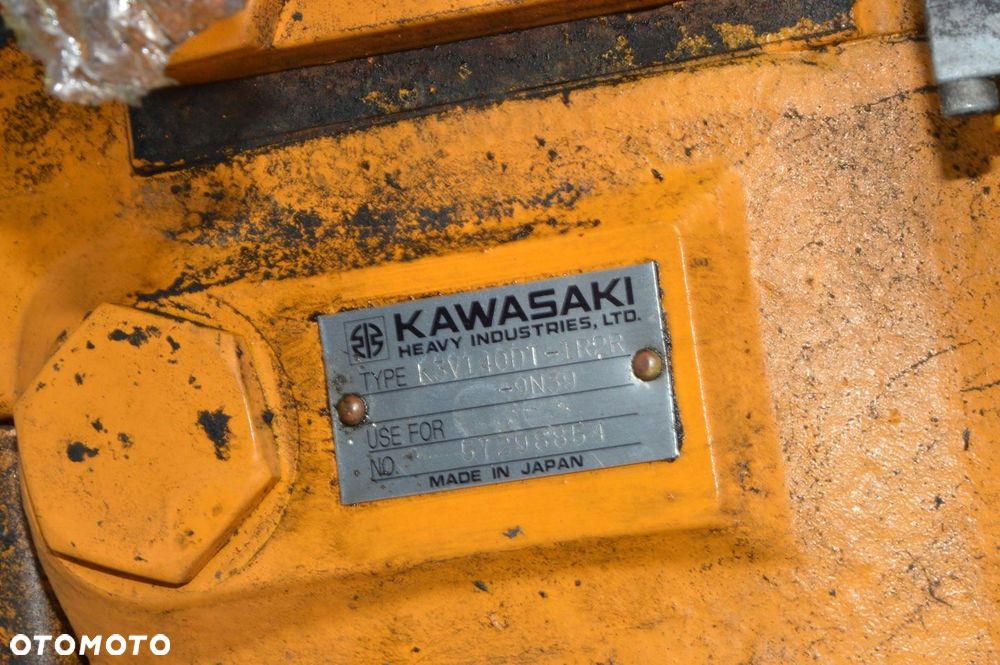 pompa silnik jazdy koparki jcb kawasaki k3v180 k3v140 k3v140dt-1r2r 9n32 - 4