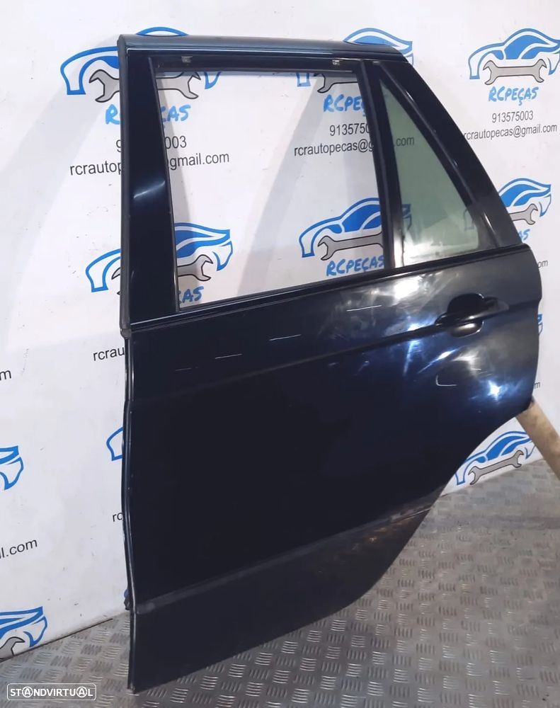PORTA PORTAS TRASEIRA TRÁS ESQUERDA BMW X5 E53 41528256827 FECHO ELEVADOR MOTOR PUXADOR VIDRO - 4