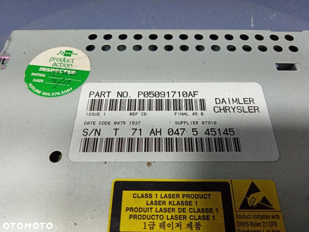 JEEP GRAND CHEROKEE III WK 04- RADIO CD FABRYCZNE P05091710AF - 8