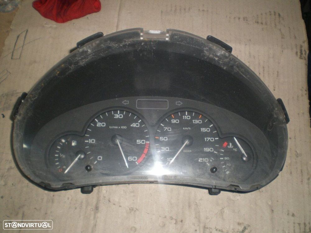 Quadrante 9648836380 PEUGEOT 206 2003 1,9D KM/H DIGITAL PEUGEOT 206 VAN 2005 1.9D 70CV 3P BRANCO KM/H  DIGITAL - 7