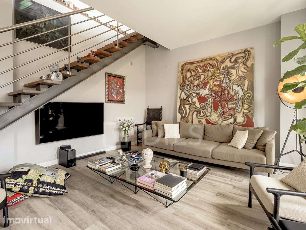 Apartamento T3 com varandas e vista sobre o rio Tejo em Lisboa - Grande imagem: 5/38