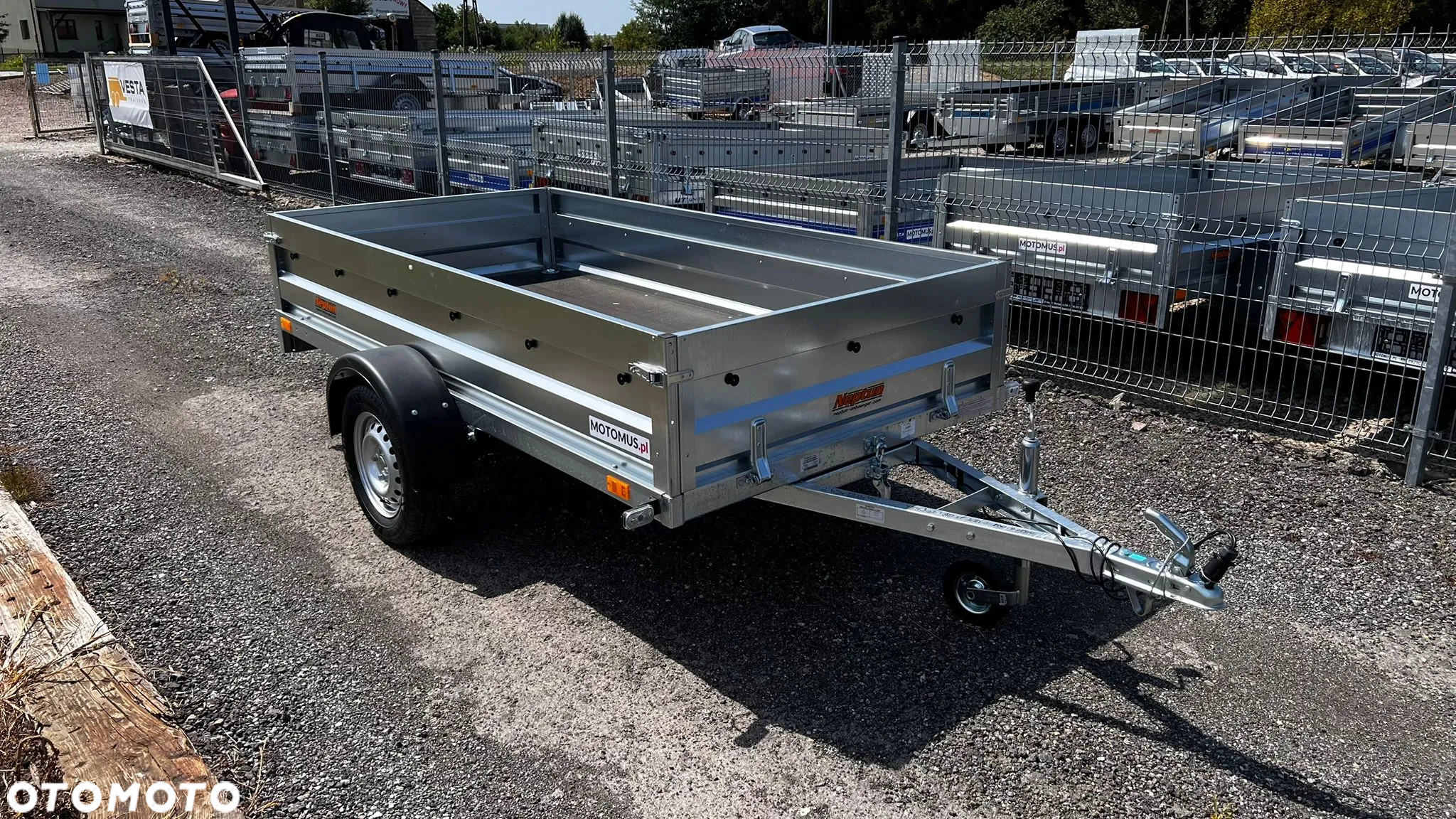 Neptun Przyczepa Neptun N7-263 RTR 263x129x40cm DMC 750 kg mocna spawana resor+amortyzator - 6