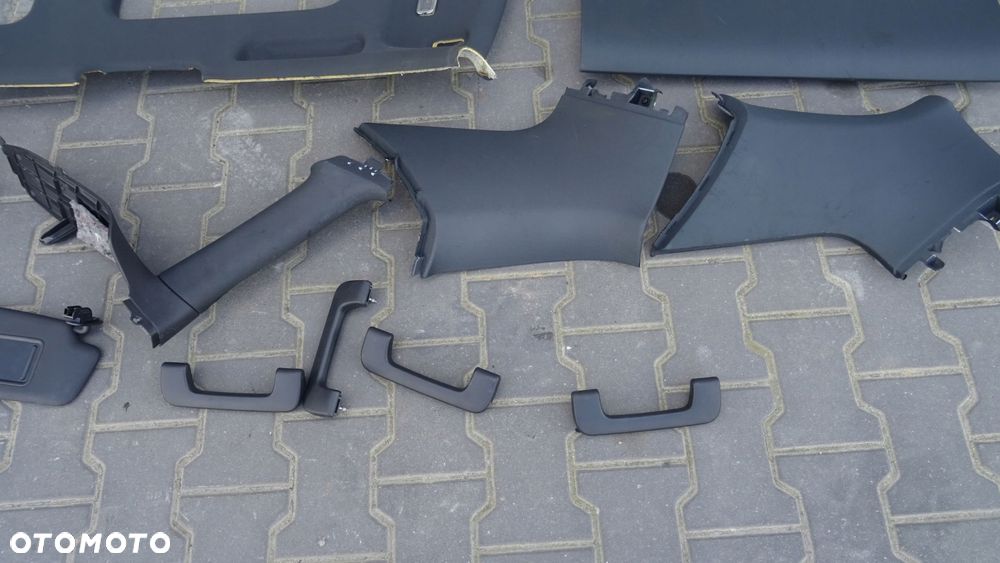 kpl czarna podsufitka audi a3 8p lift 5d sb s-line - 5