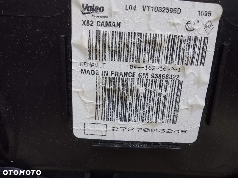 NAGRZEWNICA KOMPLETNA Z KLIMĄ VIVARO B TRAFIC III TALENTO 272700324R - 3