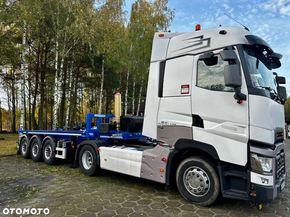 Inny MEGA TRAILERS - naczepa do przewozu kontenerów z wywrotem! z własną hydrauliką wywrotu! - 3